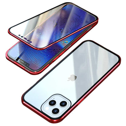 Metal Magnetic Glass Case for iPhone 13 Pro