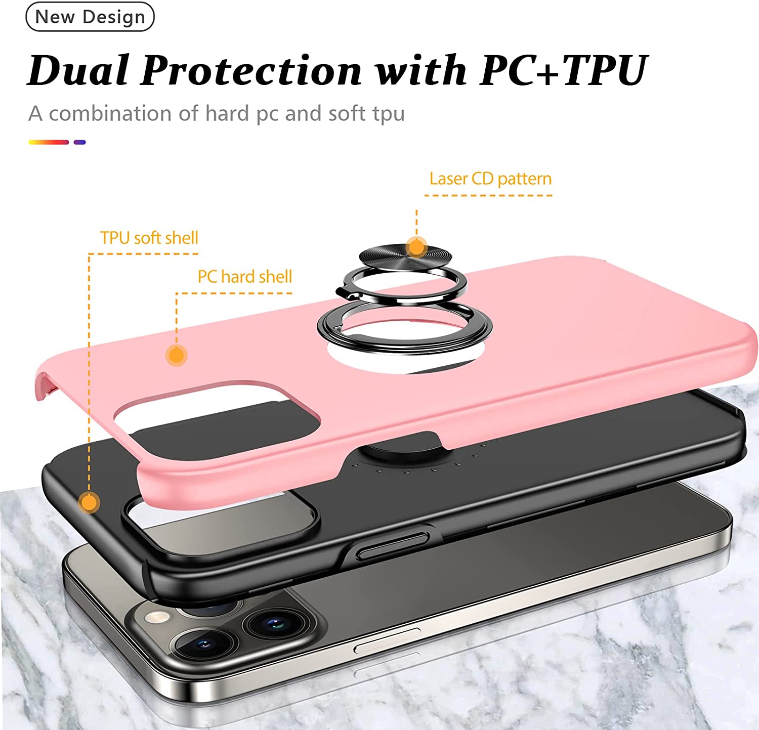 Tough Ring Case for iPhone 13 Pro