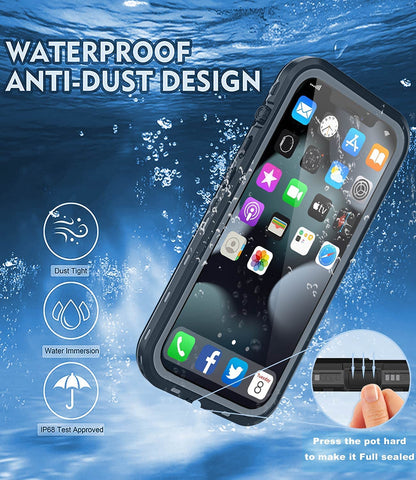 Redpepper Waterproof Case for iPhone 13 Pro