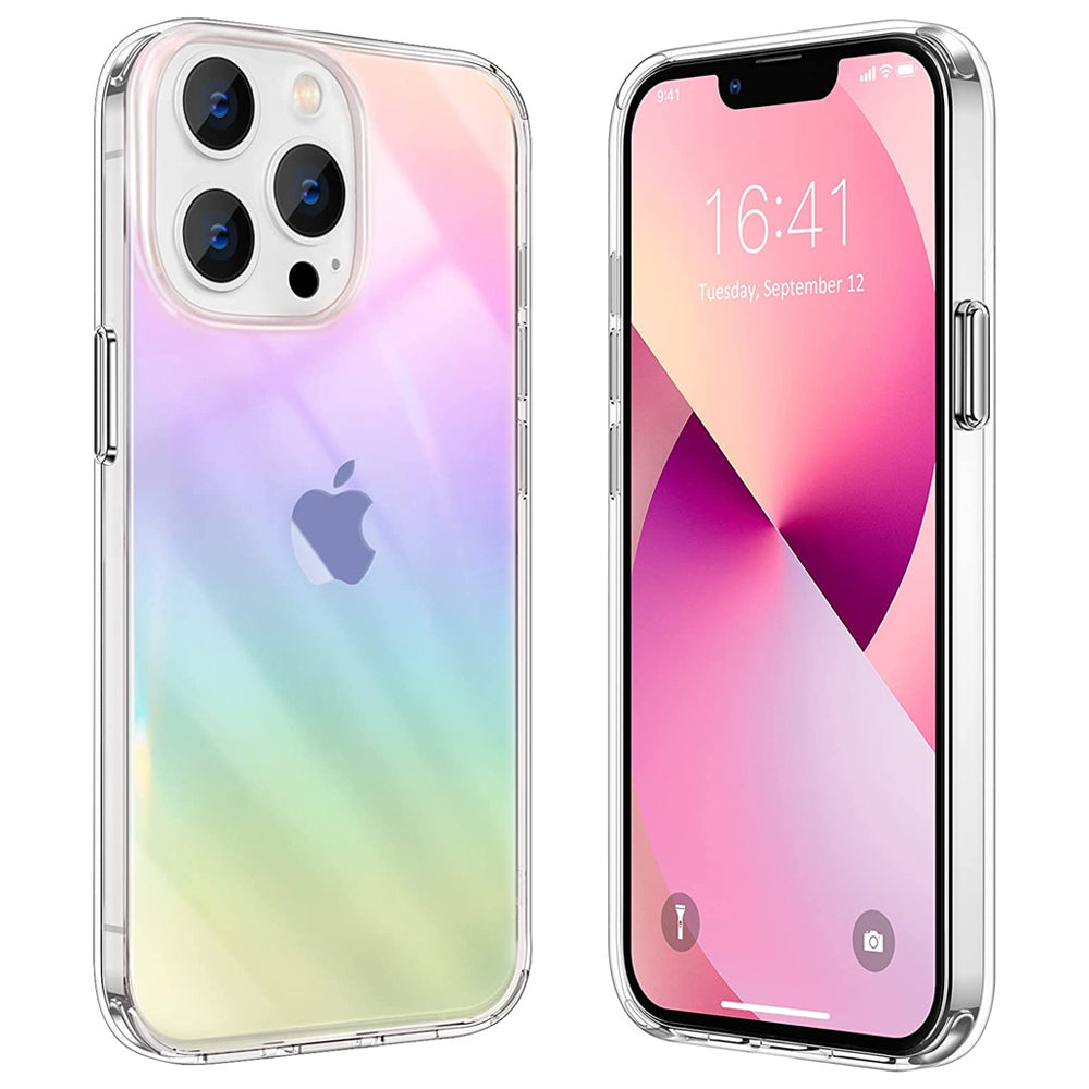 Iridescent Hard TPU Case for iPhone 14 Pro