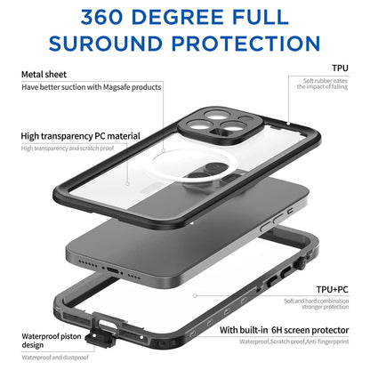 Redpepper Waterproof Magsafe Case for iPhone 14 Pro