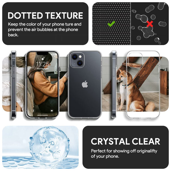 Clear Gel Case for iPhone 14