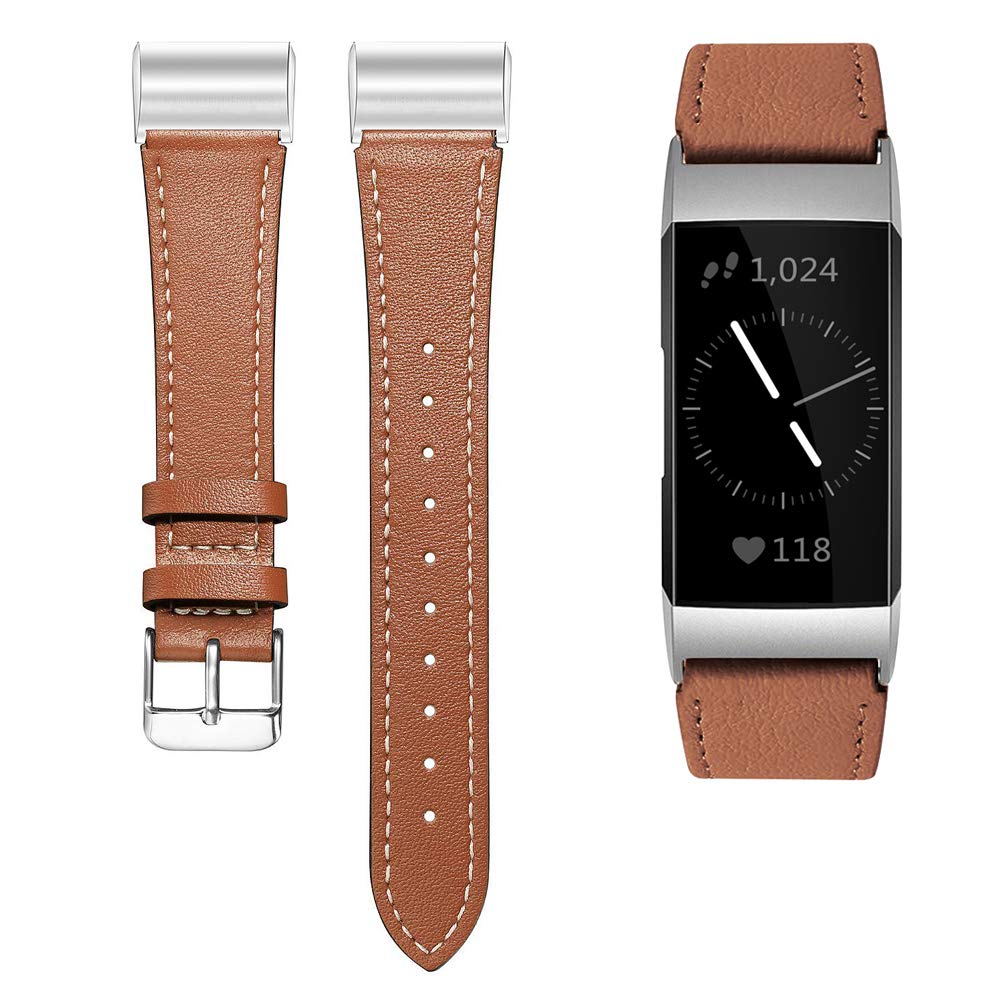 Leather Band for Fitbit Charge 3 / 4