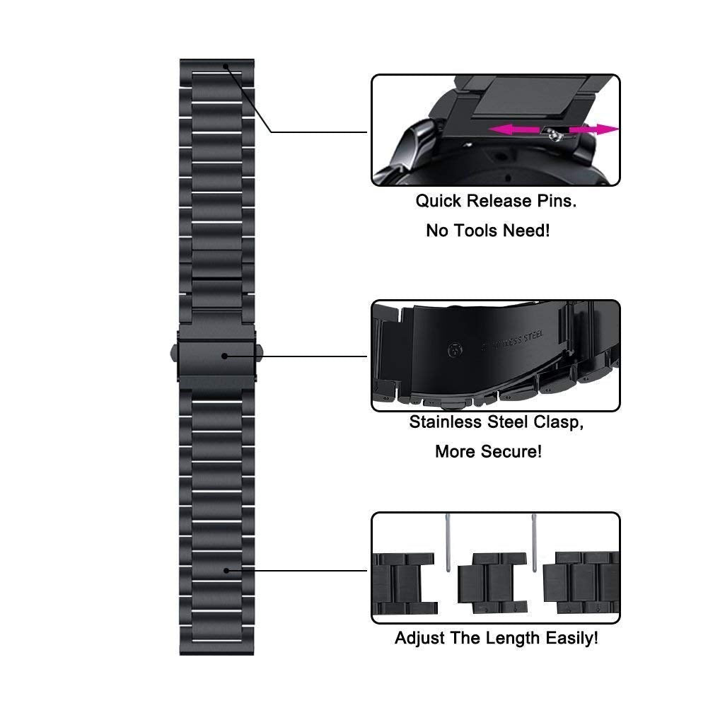 Stainless Steel Strap for Samsung Watch