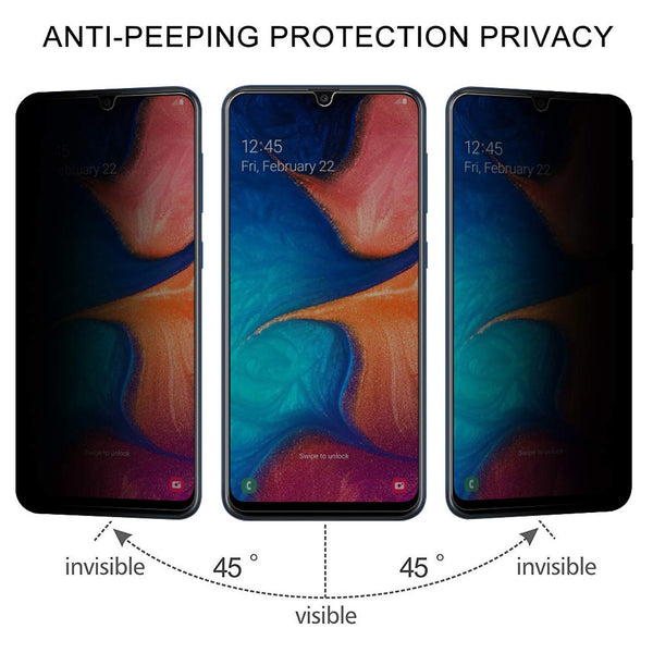 Privacy Glass Screen Protector for Samsung Galaxy A20 / A30