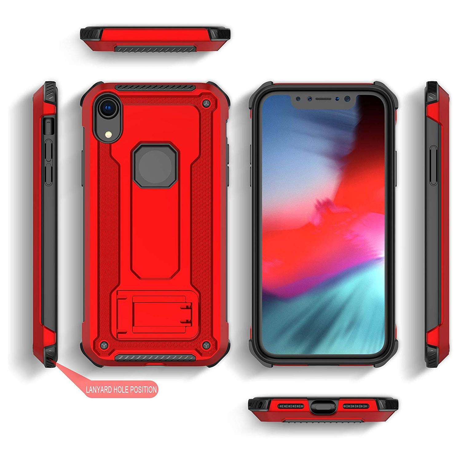 Tough Flip Stand Case for iPhone XR