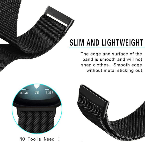 Milanese Strap for Fitbit Versa 3 / 4