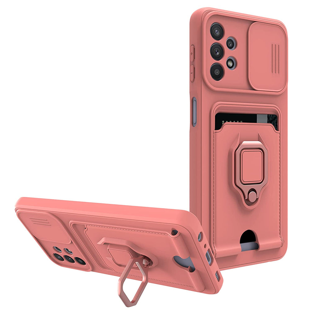Push Magnetic Card Case for Samsung Galaxy A33 5G