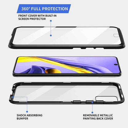 Tough Glass Magnetic Case for Samsung Galaxy A32 5G