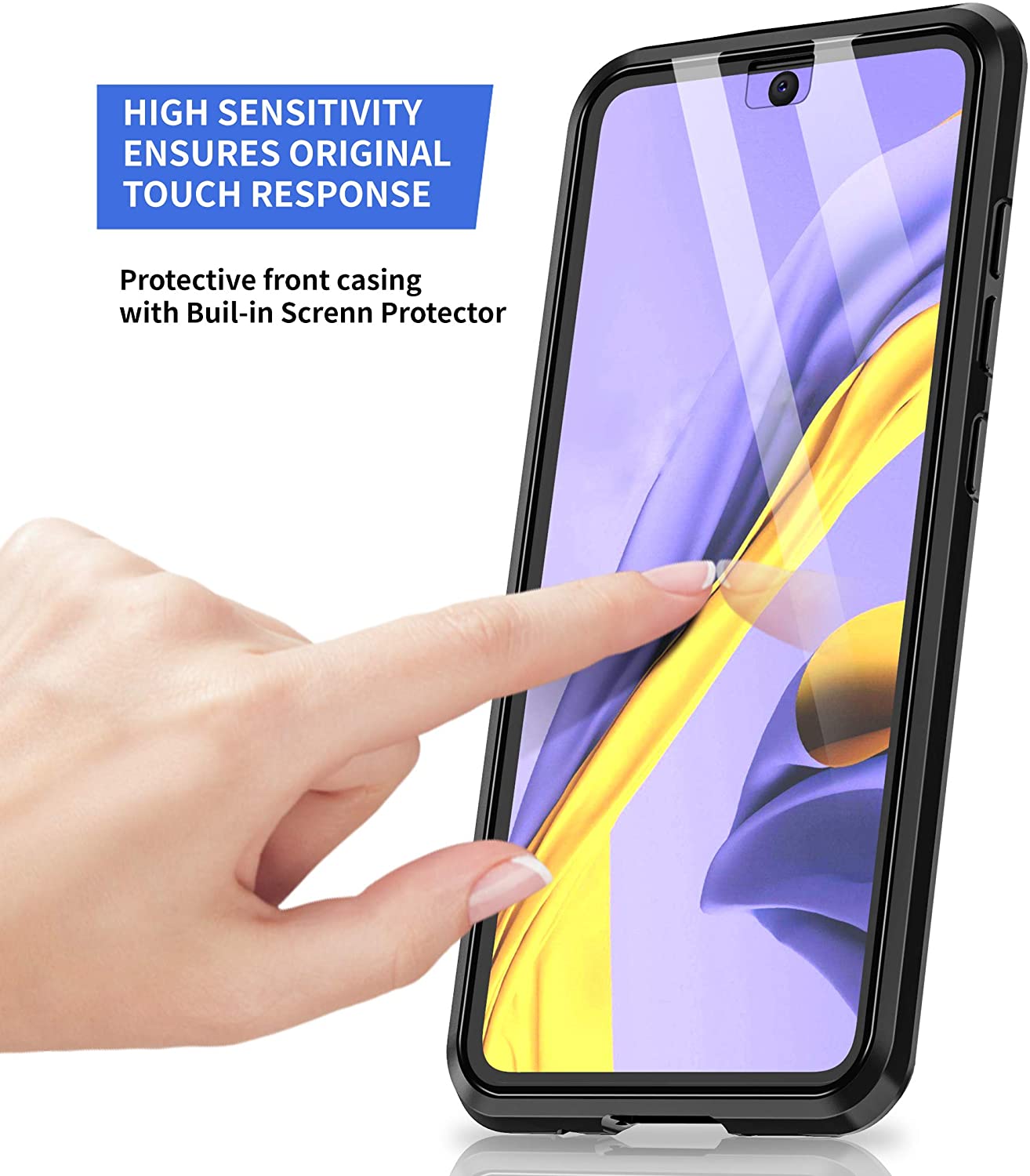 Tough Glass Magnetic Case for Samsung Galaxy A32 5G