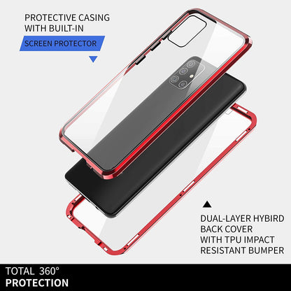 Tough Glass Magnetic Case for Samsung Galaxy A32 5G