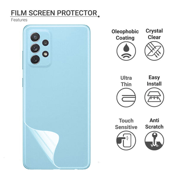 Back Nano Film Protector for Samsung Galaxy A72 2 pack