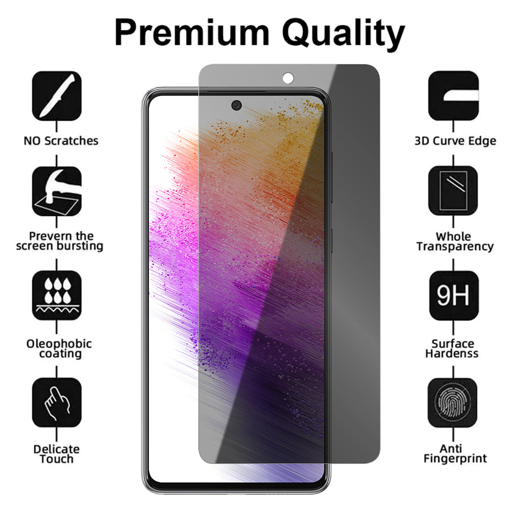 Privacy Glass Screen Protector for Samsung Galaxy A73 5G