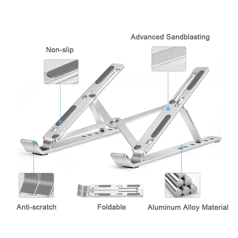 Portable Multifunctional Alloy Laptop Stand