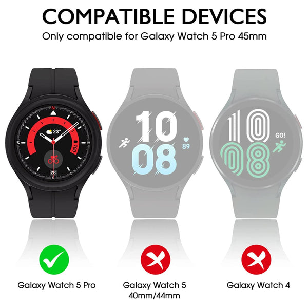 TPU Case Cover for Samsung Galaxy Watch 5 Pro 45mm