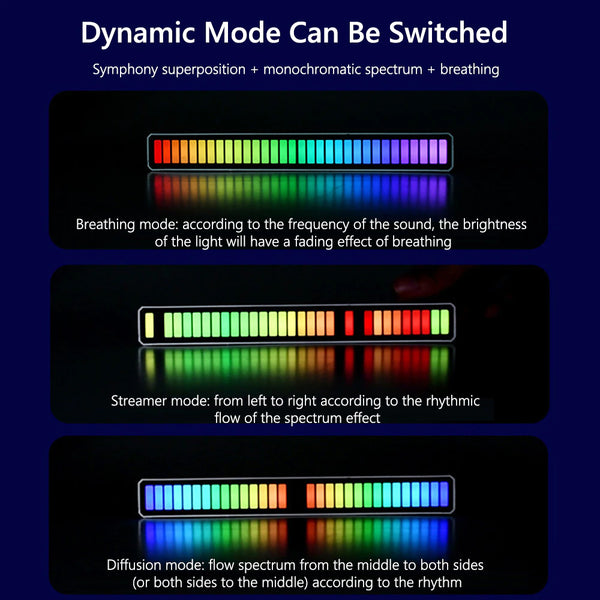 Rechargeable LED Music Sync Bar