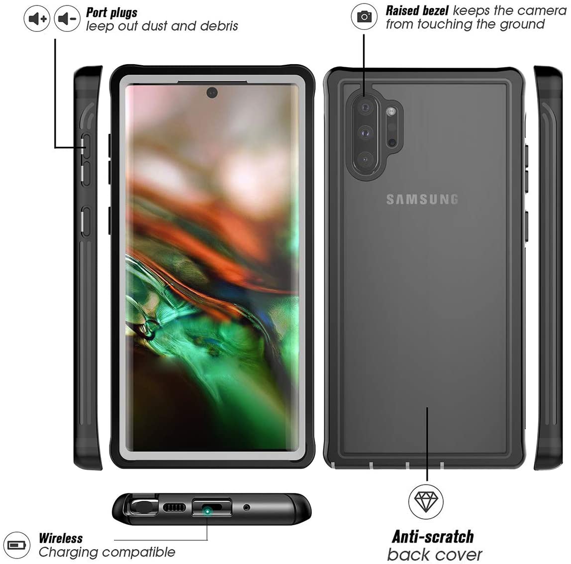 Heavy Duty Case for Samsung Galaxy Note 10 Plus