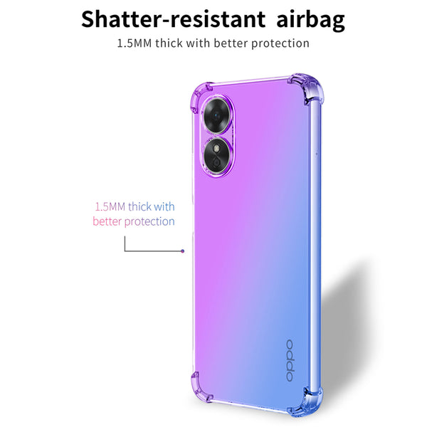 Gradient Gel Case for OPPO A17