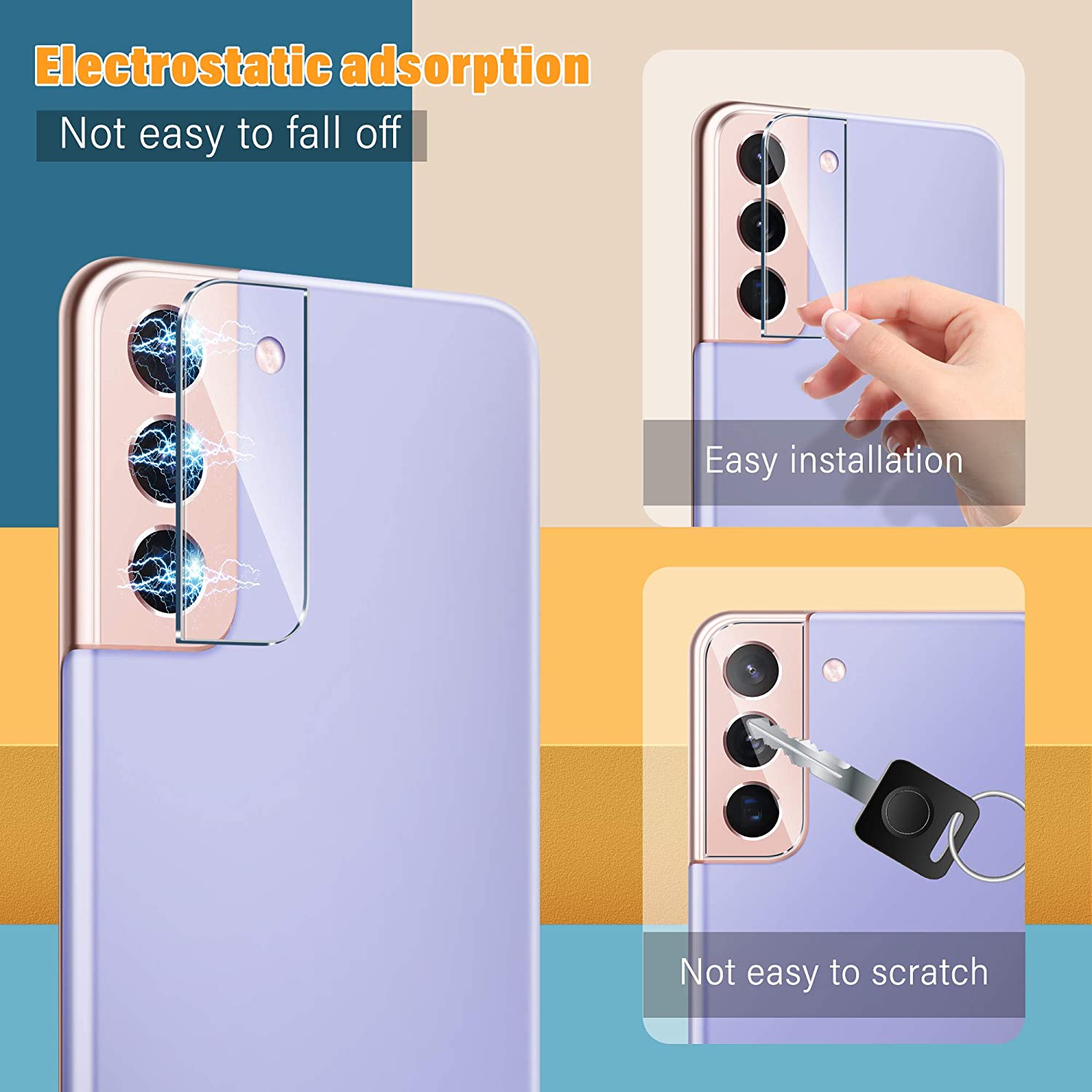 Camera Full Lens Glass Protector for Samsung Galaxy S21 FE