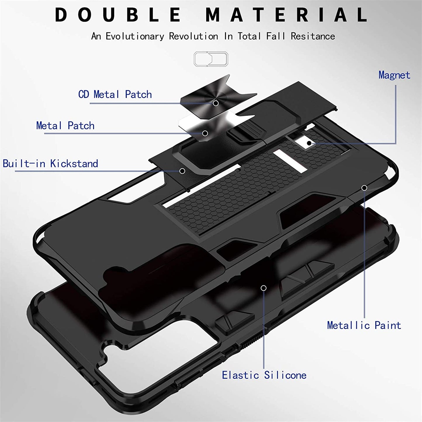 Tough Mag Kickstand Case for Samsung Galaxy S21 Plus