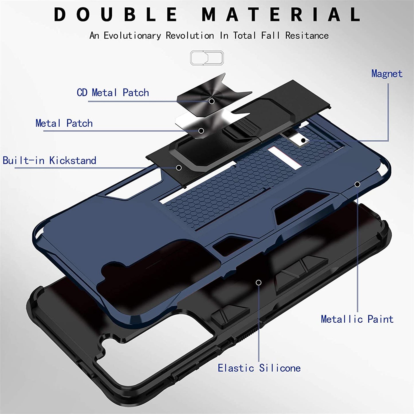 Tough Mag Kickstand Case for Samsung Galaxy S21 Plus