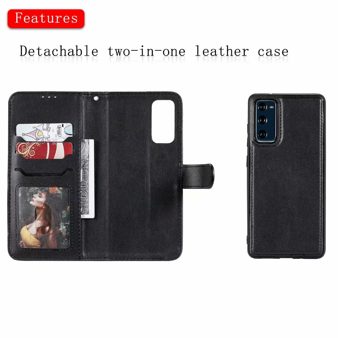 Detachable Leather Wallet case for Samsung Galaxy S23 Plus