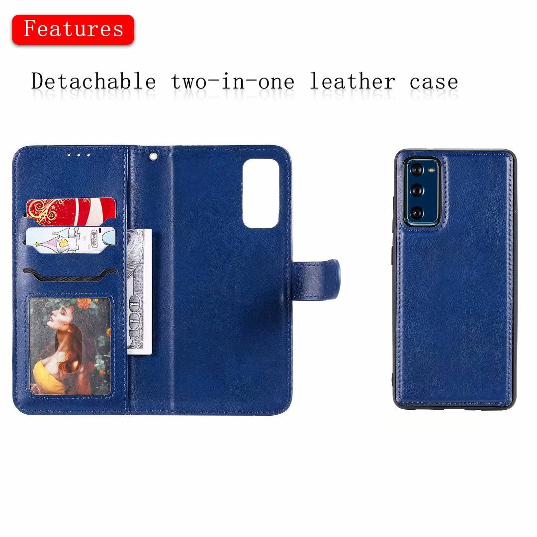 Detachable Leather Wallet case for Samsung Galaxy S23 Ultra