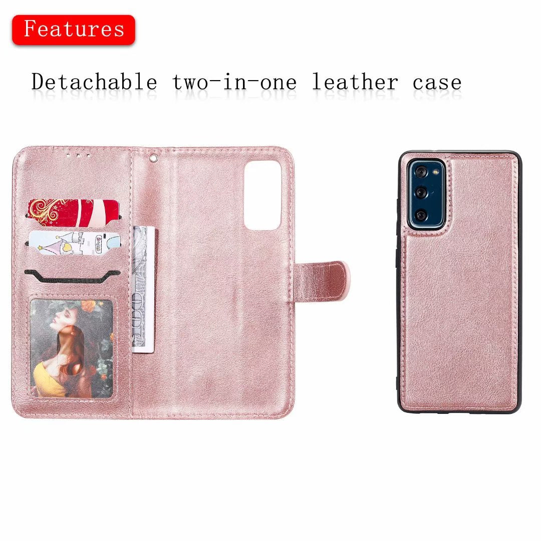 Detachable Leather Wallet case for Samsung Galaxy S23 Ultra