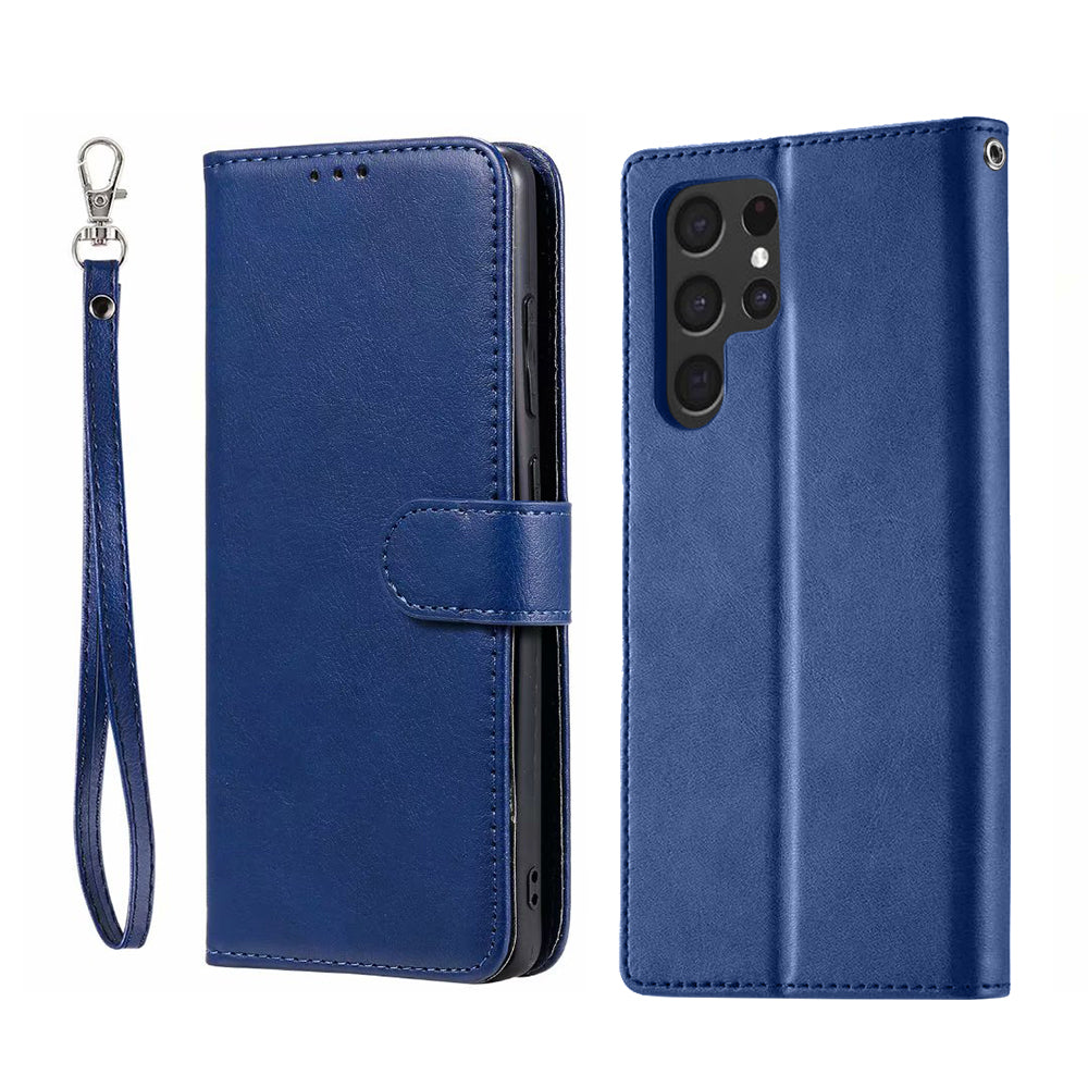 Detachable Leather Wallet case for Samsung Galaxy S23 Ultra