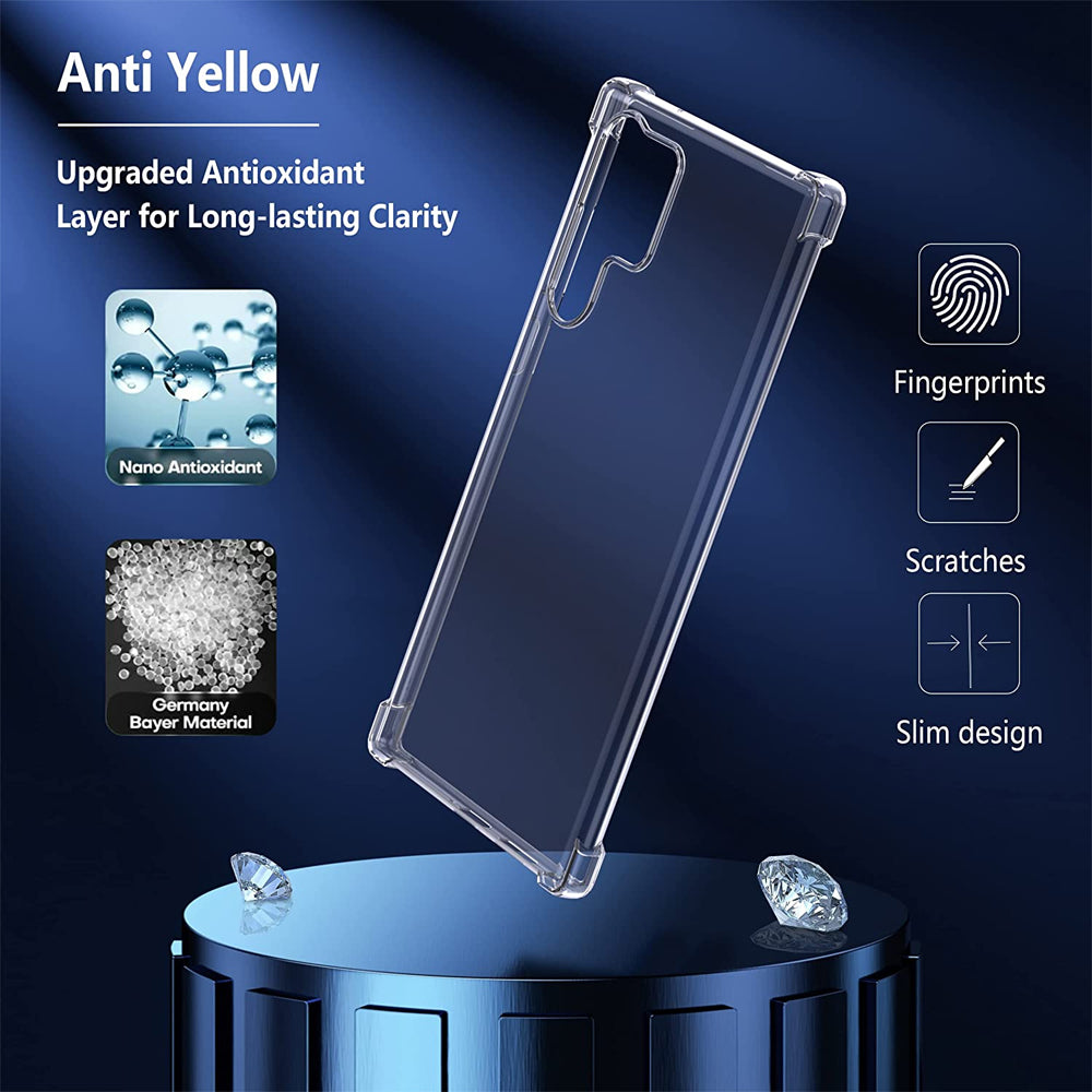 Bumper Clear Case for Samsung Galaxy S23 Ultra