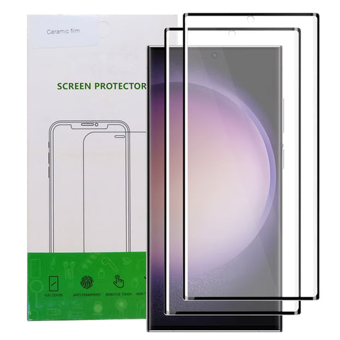 Ceramic Film Screen Protector for Samsung Galaxy S23 Ultra (2 pack)
