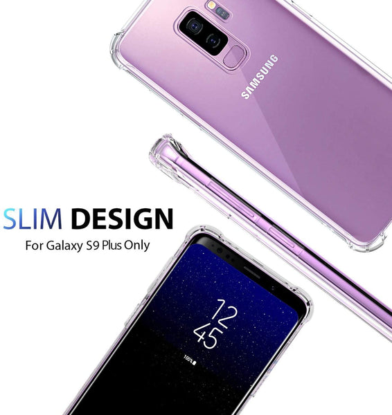 Protective Clear Gel case for Samsung Galaxy S9 Plus