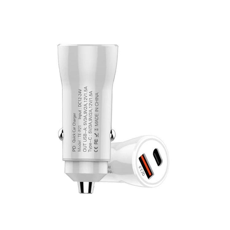 iPhone 14 Fast Car Charger USB-C 20W with Lightning cable