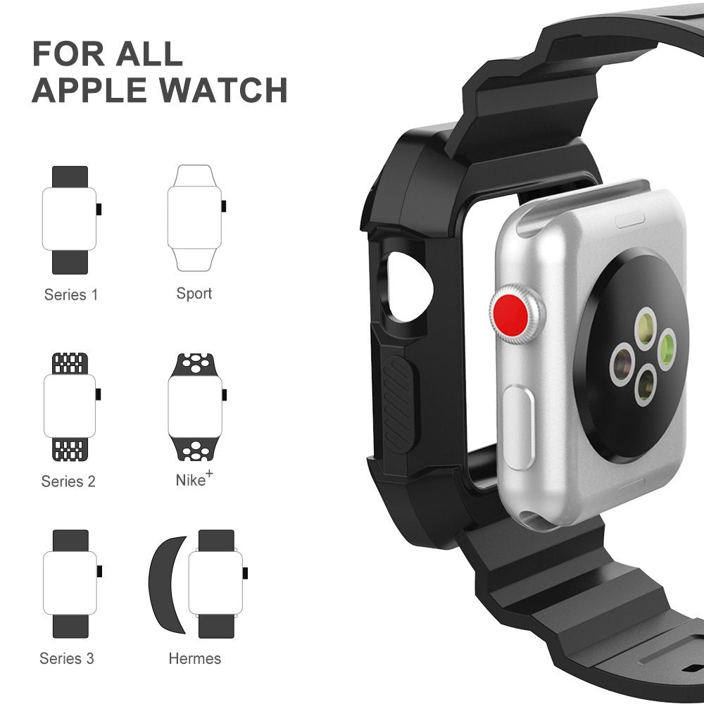 Rubber Sports Strap for Apple Watch