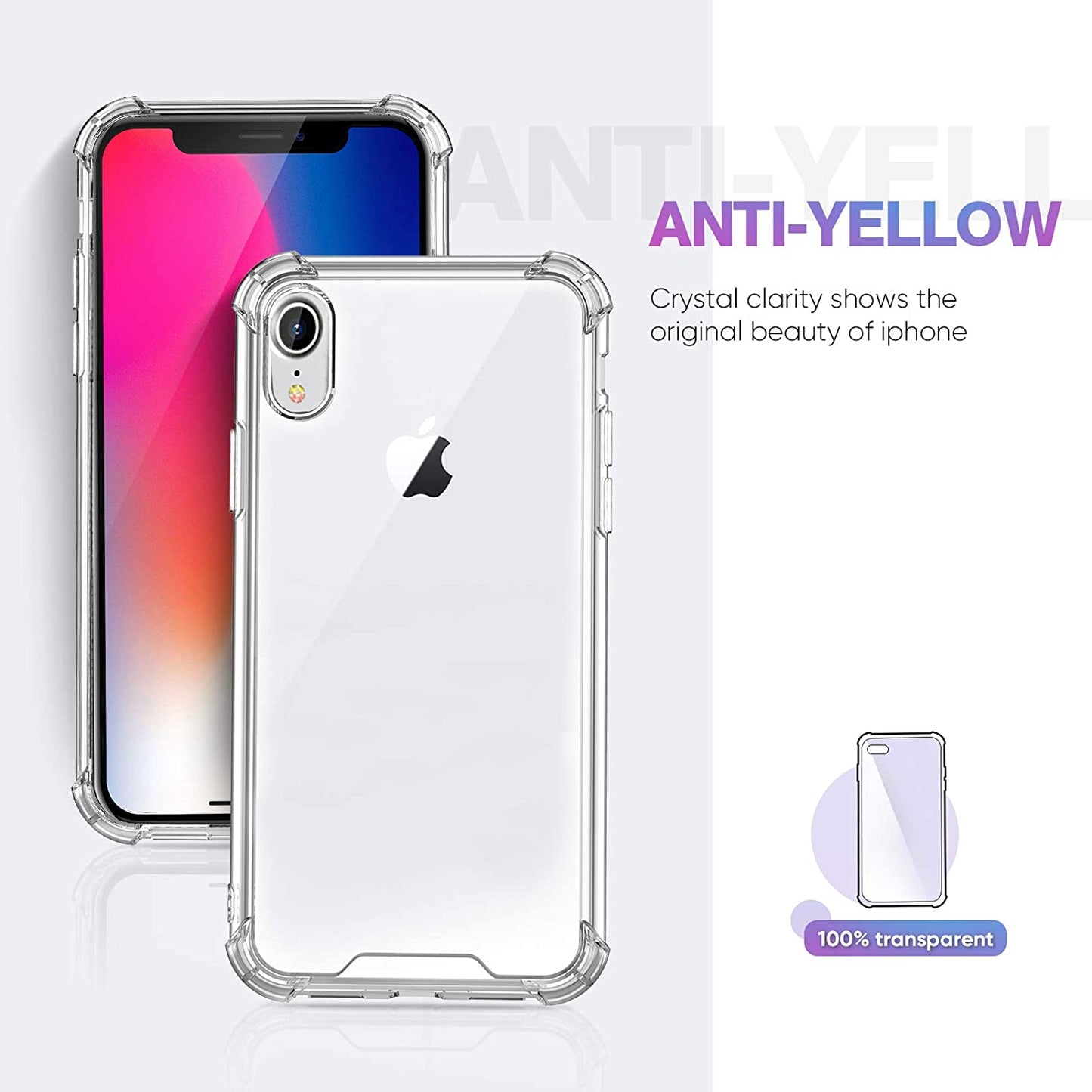 Bumper Clear Gel Case for iPhone XR