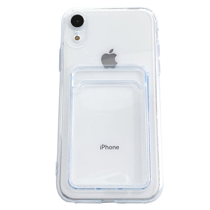 Clear Wallet Card Case for iPhone XR