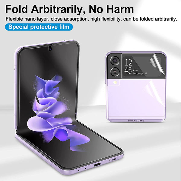 Nano Film Screen Protector for Samsung Galaxy Z Flip 3 Front + Back