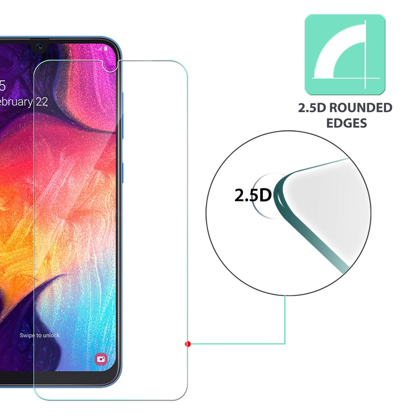 Glass Screen Protector for Samsung Galaxy A70