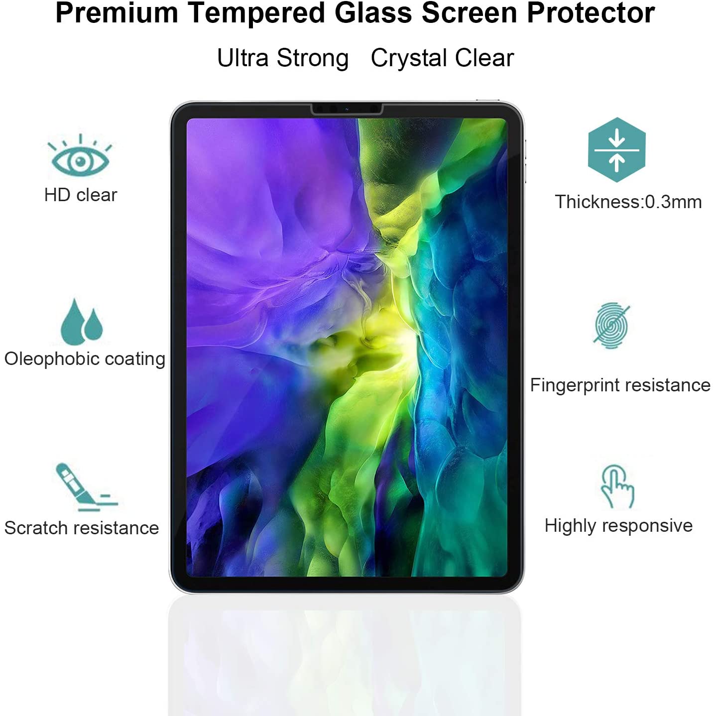 Glass Screen Protector for iPad Pro 11"