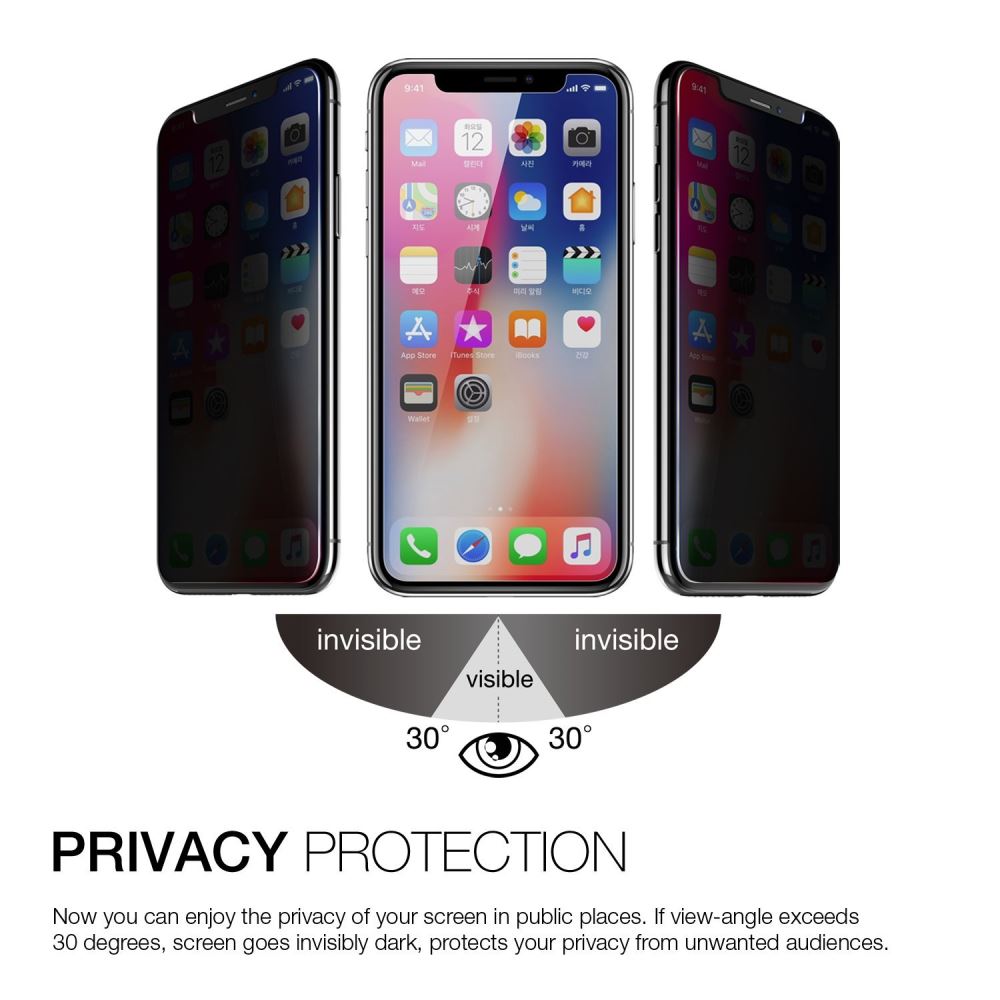 Privacy Glass Screen Protector for iPhone 11 Pro