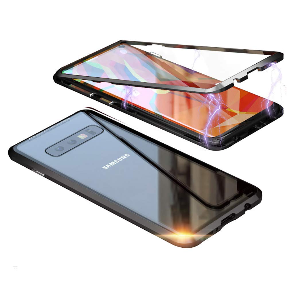 Metal Magnetic Glass Case for Samsung Galaxy S10